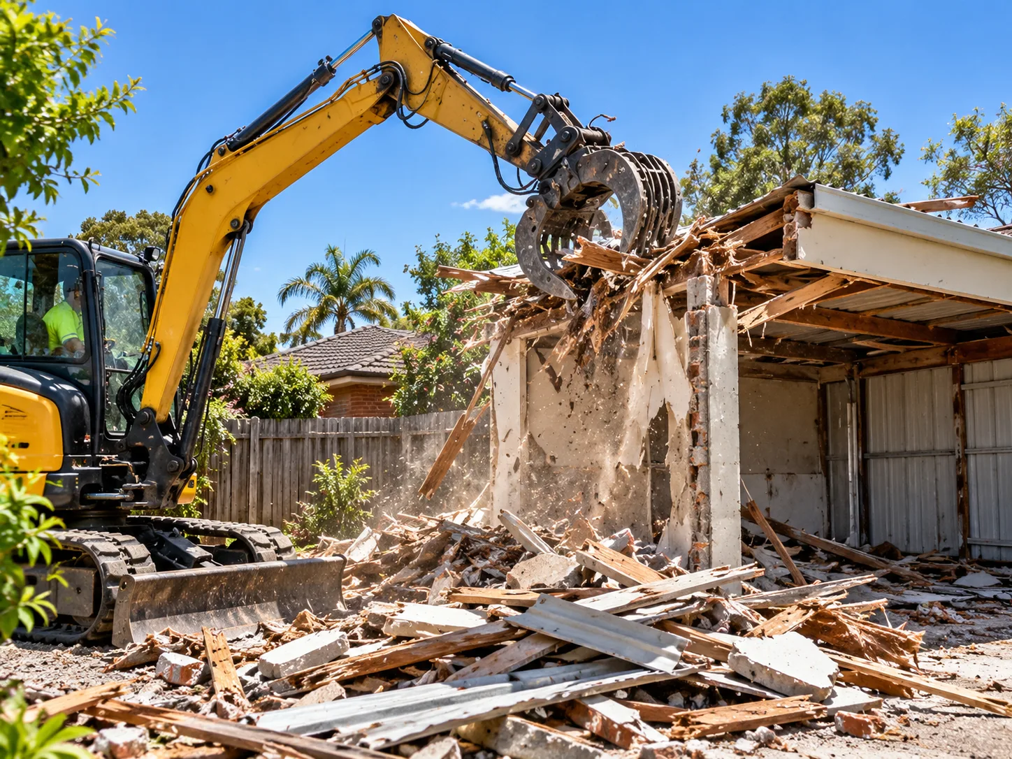 Demolition work in progress, Wollongong and the Illawarra