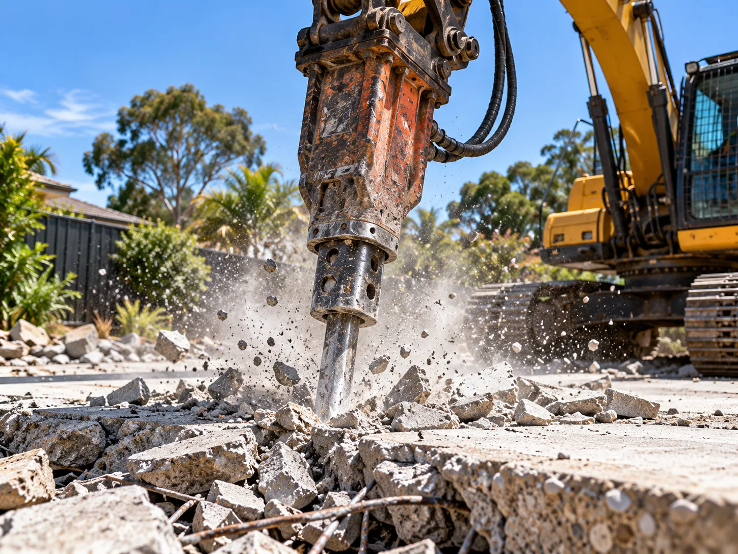 Demolition work in progress, Wollongong and the Illawarra