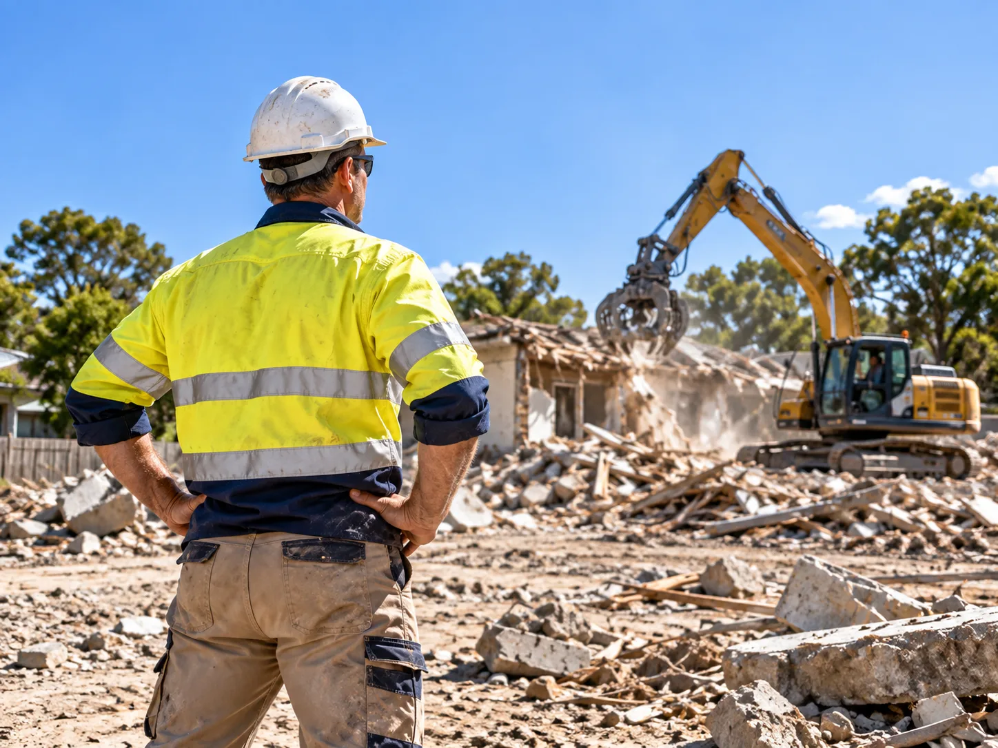 Demolition work in progress, Wollongong and the Illawarra