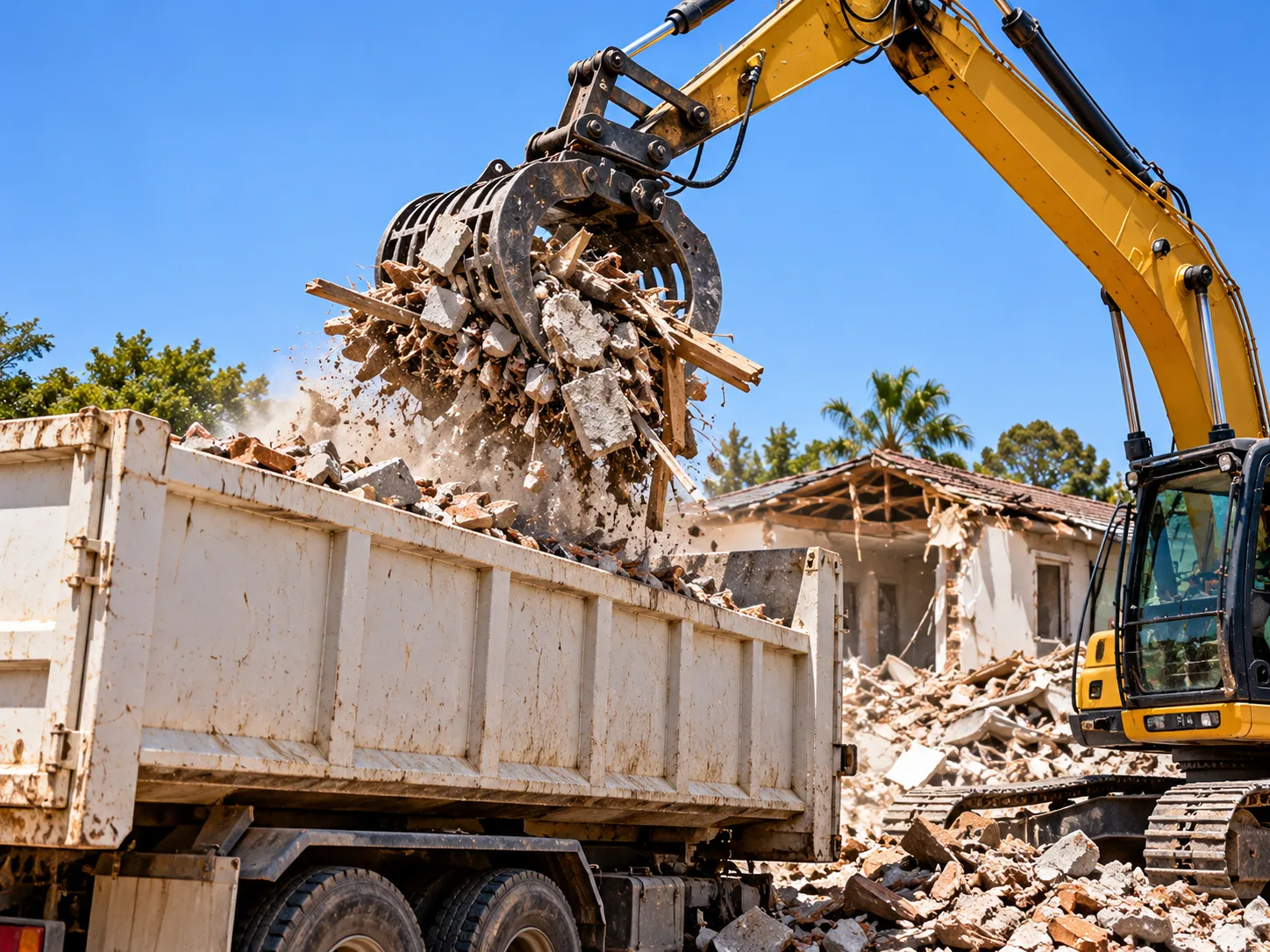 Demolition work in progress, Wollongong and the Illawarra